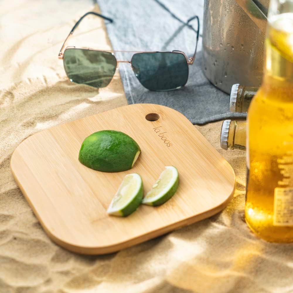 Home Mini Cutting Board, Set of 2, Solid Bamboo, Small