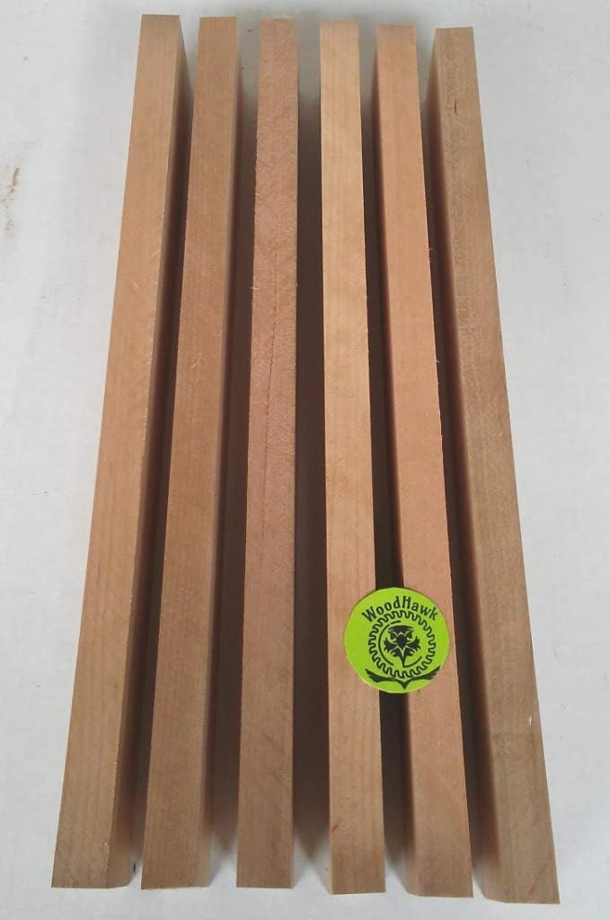 3/4x2x16 Inch Board Combo, 6 Walnut, 6 Cherry, 6 Hard Maple, 18 Boards