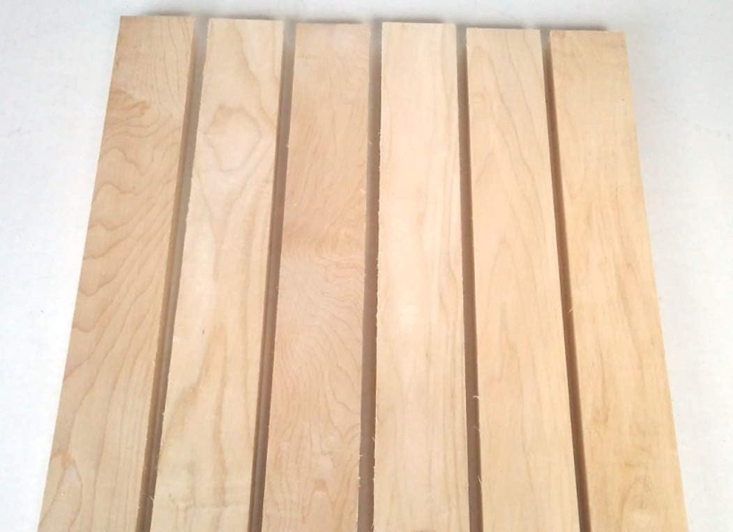 3/4x2x16 Inch Board Combo, 6 Walnut, 6 Cherry, 6 Hard Maple, 18 Boards