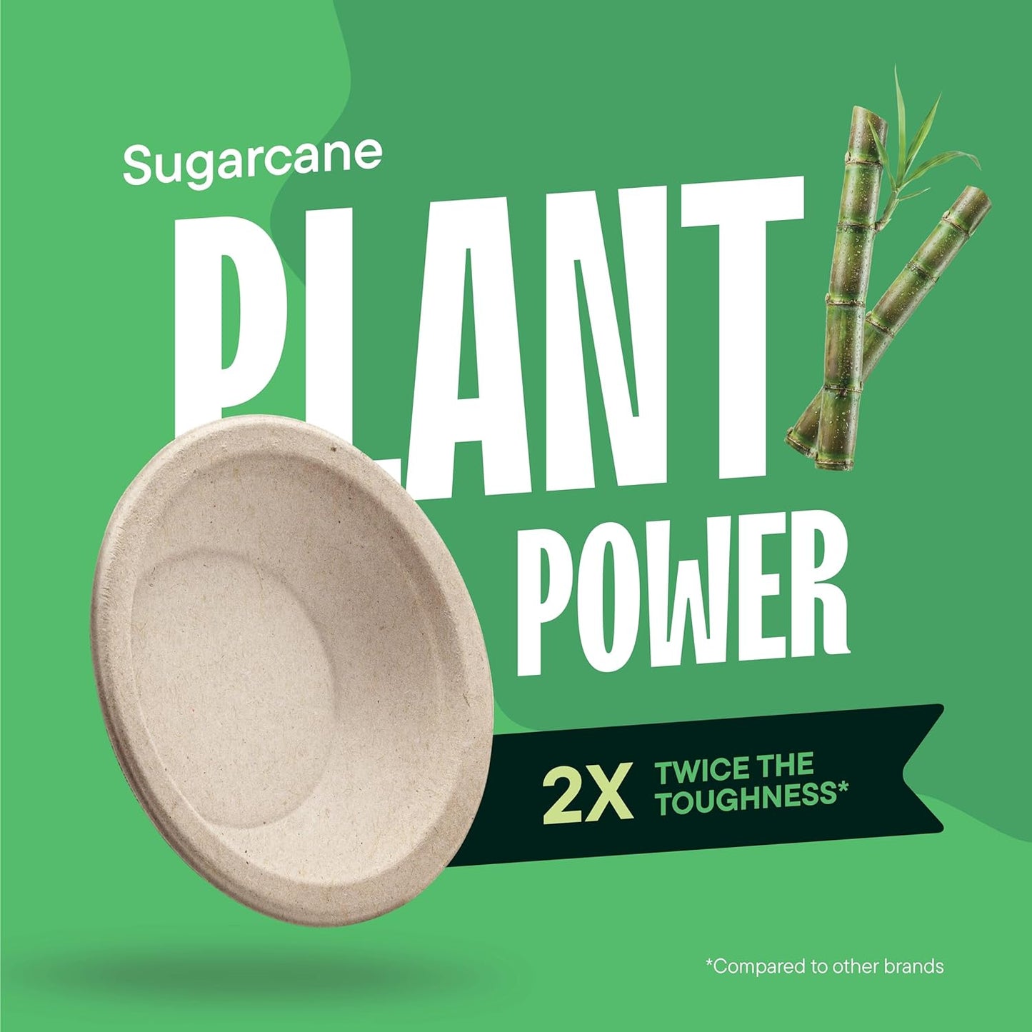 125-Pack Compostable Paper Bowls, 16 oz, PFAS-Free, Natural Brown